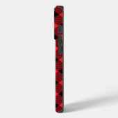 Buffalo Kariert Red Black Karo Case-Mate iPhone Hülle (Rückseite / Links)