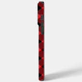 Buffalo Kariert Red Black Karo Case-Mate iPhone Hülle (Rückseite / Links)