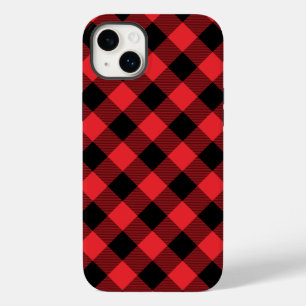 Buffalo Kariert Red Black Karo Case-Mate iPhone 14 Plus Hülle