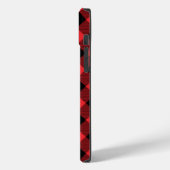 Buffalo Kariert Red Black Karo Case-Mate iPhone Hülle (Rückseite / Links)