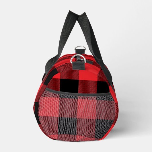 Buffalo Kariert Red Black Karo Duffle Bag (Rechts)