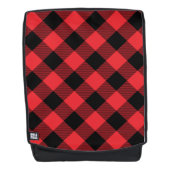 Buffalo Kariert Red Black Karo Rucksack (Vorderseite)