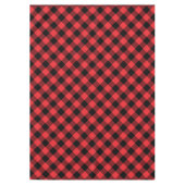 Buffalo Kariert Red Black Karo Tischdecke (Vorderseite)