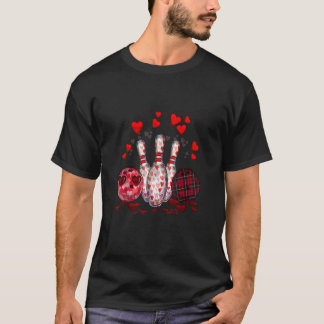 Buffalo Kariert Red Bowling Gnome Christmas Valent T-Shirt