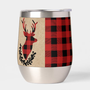 Buffalo Kariert Red Rustic Stag