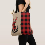 Buffalo Kariert Red Rustic Stag Tasche (Von Nahem)