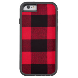 Buffalo Kariert Red und Black Trendy Case-Mate iPhone Hülle