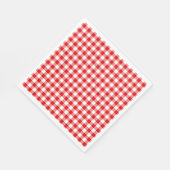 Buffalo Kariert Red White Classic Party Fun Serviette (Ecke)