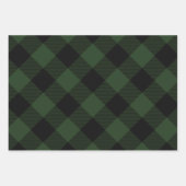 Buffalo Kariert Rob Roy Karo Grünes Kariertes Must Geschenkpapier Set (Vorderseite)