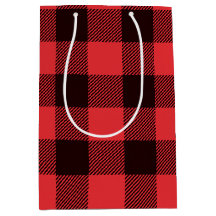 Buffalo Kariert Rot und Schwarz