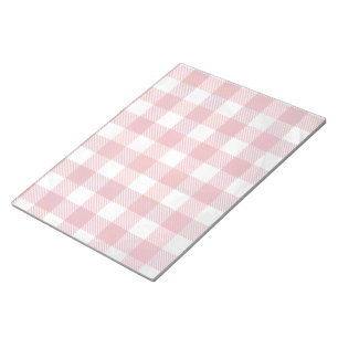 Buffalo Kariert Rot und Weiß Notizblock