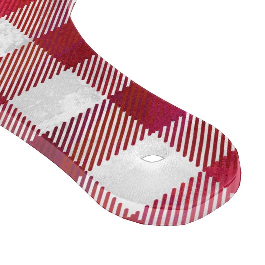 Buffalo Kariert Rot und Weiß Schneidebrett (Ecke)