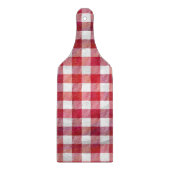 Buffalo Kariert Rot und Weiß Schneidebrett (Vorderseite)