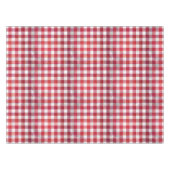 Buffalo Kariert Rot und Weiß Tischdecke (Vorderseite (Horizontal))