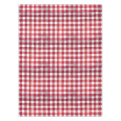 Buffalo Kariert Rot und Weiß Tischdecke (Vorderseite)