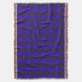 Buffalo Kariert Royal Blue Karo Decke (Vorderseite Vertikal)