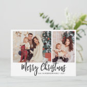 Buffalo Kariert Rustic 2 Foto Collage Weihnachten (Stehend Vorderseite)