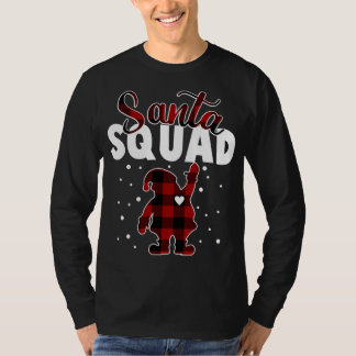 Buffalo Kariert Santa Squad Weihnachtsfamilie Matc T-Shirt