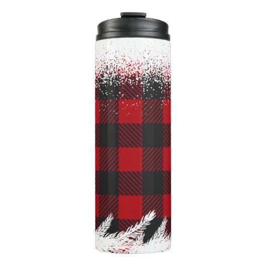 Buffalo Kariert Thermosbecher (Vorderseite)