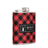 Buffalo Kariert Trauzeuge Flachmann (Rechts)