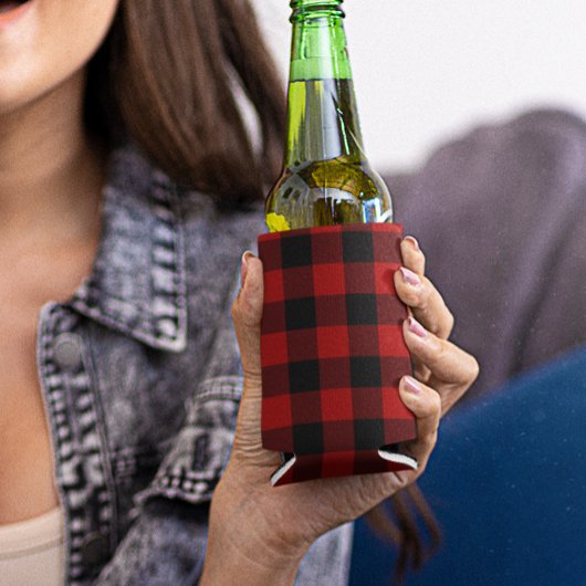 Buffalo Kariert Trendy Rustic Lumberjack Dosenkühler