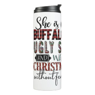 Buffalo Kariert & Ugly Sweaters Thermosbecher