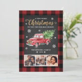 Buffalo Kariert Vintager Truck Weihnachten 3 Foto (Stehend Vorderseite)
