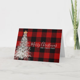Buffalo kariert Weihnachten Karte