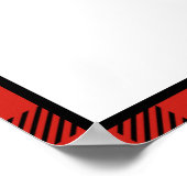 Buffalo Kariert Weihnachtsbaum Weihnachtsvibes Poster (Ecke)