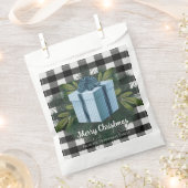 Buffalo Kariert Weihnachtsgeschenk | Blue Favor Ba Geschenktütchen (Ausgeschnitten)
