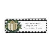 Buffalo Kariert Weihnachtsgeschenk | Gold (Vorne)