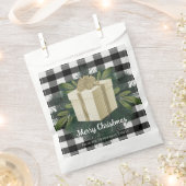 Buffalo Kariert Weihnachtsgeschenk | Gold Fevor Ba Geschenktütchen (Ausgeschnitten)