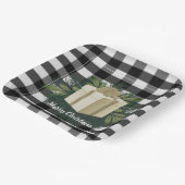 Buffalo Kariert Weihnachtsgeschenk | Gold Pappteller (Gewinkelt)