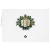 Buffalo Kariert Weihnachtsgeschenk | Goldener Urla (Rückseite Horizontal)