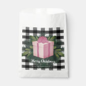 Buffalo Kariert Weihnachtsgeschenk | Pink Gevor Ba Geschenktütchen (Vorderseite)