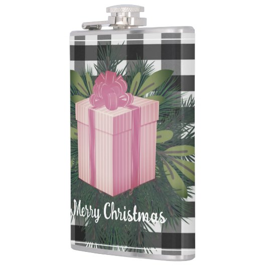 Buffalo Kariert Weihnachtsgeschenk | Rosa Flachmann (Links)