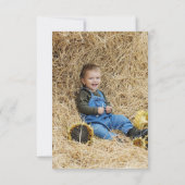 Buffalo Kariert Wild über Sie Foto Valentine Karte (Rückseite)