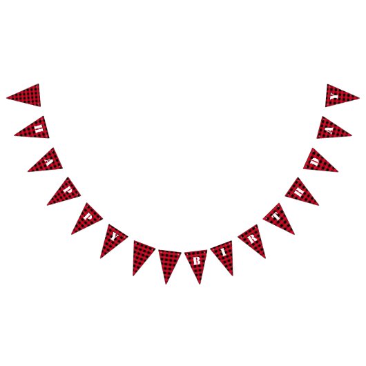 Buffalo kariert wimpelkette (Alle)