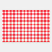 Buffalo Kariert Wrapping Paper Sheets Geschenkpapier Set (Vorderseite 3)