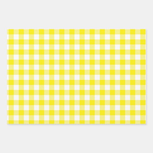 Buffalo Kariert Wrapping Paper Sheets Geschenkpapier Set (Vorderseite 3)