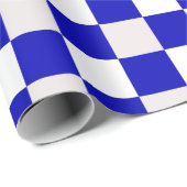 Buffalo Kariert| ZPHI Royal & White Studentinnenve Geschenkpapier (Rolleneckpunkt)