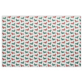 Buffalo Karierte Dackeln Weihnachtsfarben Stoff (Yard (91,4 cm))