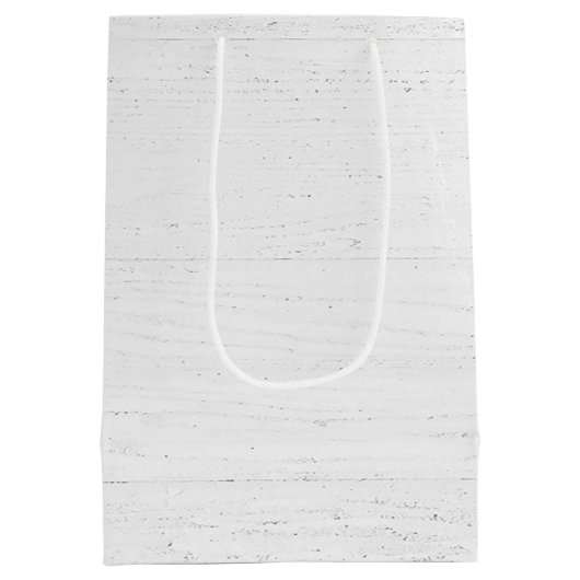 Buffalo Karierte Freude auf Whitealkholz Mittlere Geschenktüte (Rückseite)