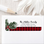 Buffalo karierte Grünanlage Rücksendeadresse (Insitu)