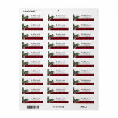 Buffalo karierte Grünanlage Rücksendeadresse (Vorne)