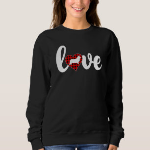 Buffalo Karierte Liebe Cardigan Welsh Corgi Dog Va Sweatshirt