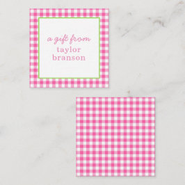 Buffalo Karierte Personalisierte Geschenkkarten Mitteilungskarte