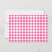 Buffalo Karierte Personalisierte Mitteilungskarten (Rückseite)