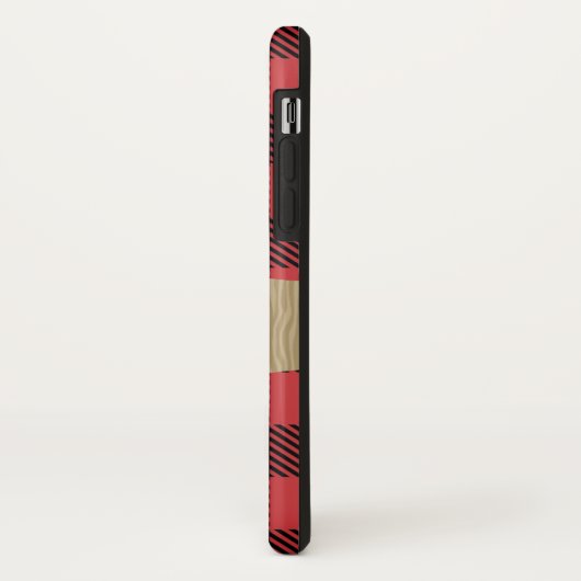 Buffalo Karierte Rustikale Elch Camping Handy Case (Hinten/Links)