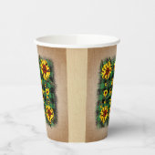 Buffalo Karierte Sonnenblumen Frohes Neues Jahr 20 Pappbecher (Links)